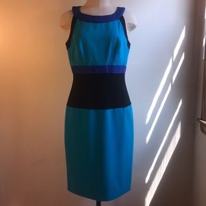 NWT Color Block Sheath Dress